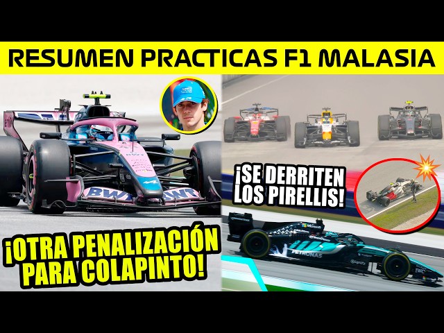 🚨ANOTHER PENALTY for COLAPINTO❌ FERRARI STARTS STRONG in MALAYSIA🚀 RB and MCL PUSHING🔥 MERCEDES in