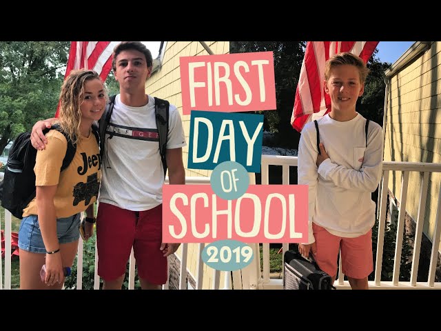 First Day Of School *High School & Middle School* (back to school 2019)
