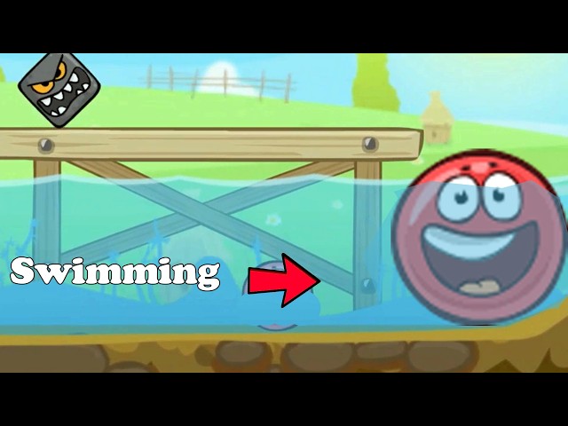 Red Ball 4 Swimming Tutorial ?