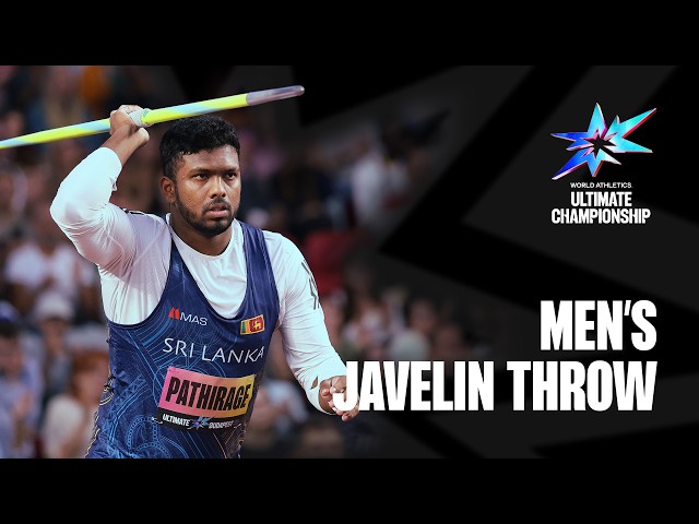 Full Men's Javelin Throw Final | World Athletics Ultimate Championship (On-track audio)