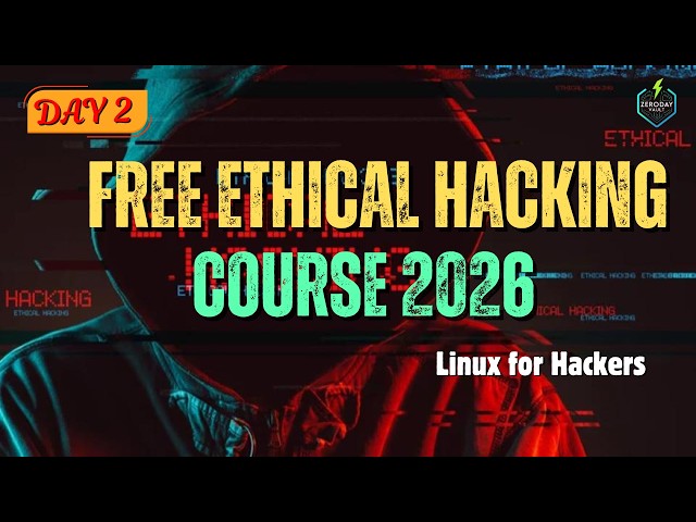 FREE Ethical Hacking Full Course 2026 | Beginner to Advanced (LIVE)