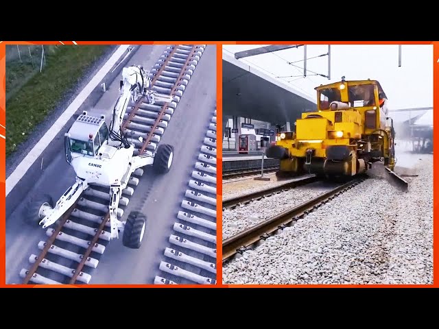 World Amazing Railway Construction Machines | 2023