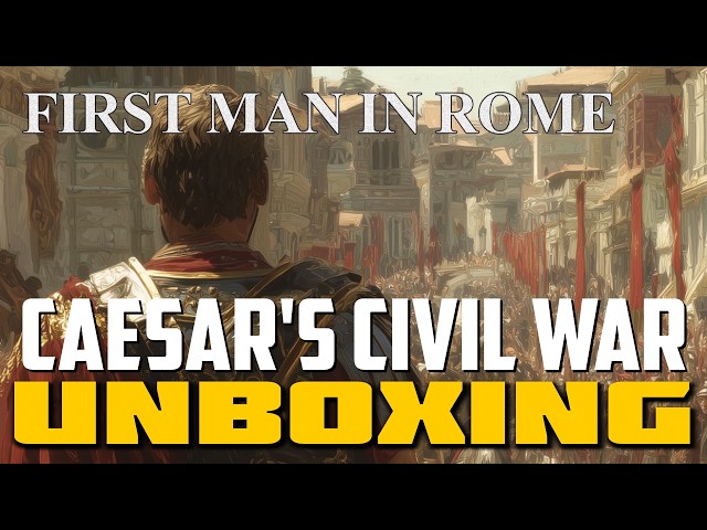 UNBOXING | First Man in Rome (Thin Red Line Games 2026)