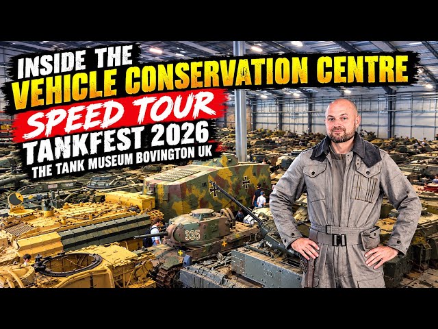 Inside the Vehicle Conservation Centre | Speed Tour – Tankfest 2026 | The Tank Museum Bovington UK