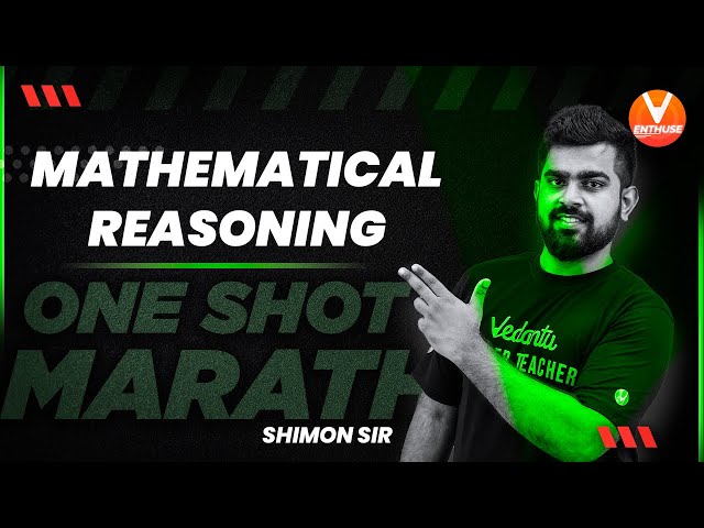 Mathematical Reasoning [ JEE Maths ] | One Shot Marathon | JEE 2022 | V JEE Enthuse English ✌
