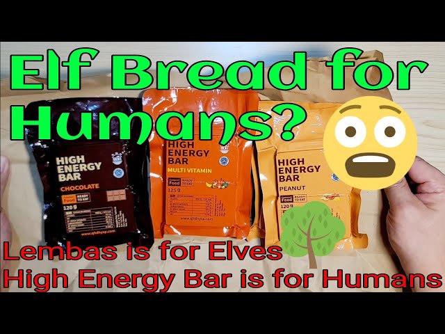 Unboxing BDH High Energy Bar. Emergency Food. MRE. #asmr #unboxing #lembas #ringofpower #lotr #mre