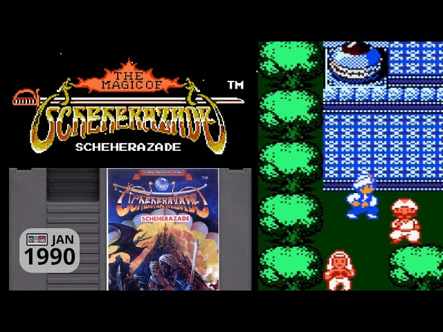 The Magic of Scheherazade (NES) - Culture Brain, Jan 1990 | NESguide 4K