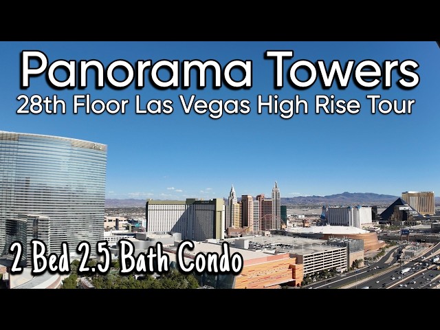 Panorama Towers Las Vegas Condo Tour | 28th Floor 2 Bed with Incredible Strip Views