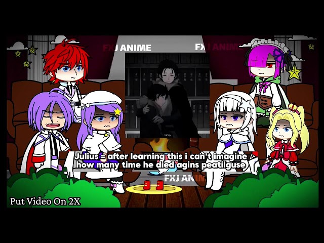 Gacha Re:Zero Reacts To Natsuki Subaru 😭✨ | Live Stream