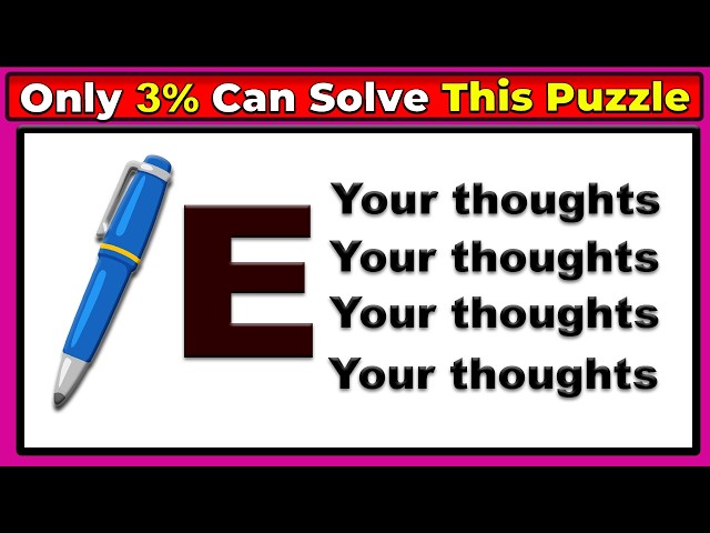 Tricky Brain Teasers That Will Boost Your Thinking Skills || 20 Rebus Puzzles Challenge 74