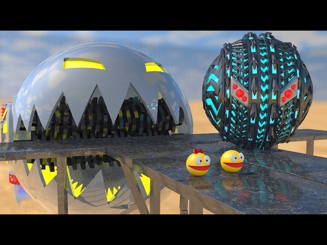 🔴 Pacman Universe Reimagined | Stylized Sci-Fi CGI 3D Animated Short LIVE