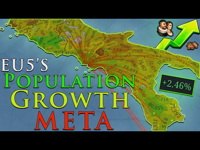 How to Maximise Population Growth in EU5 (2.5% Growth Rate!)