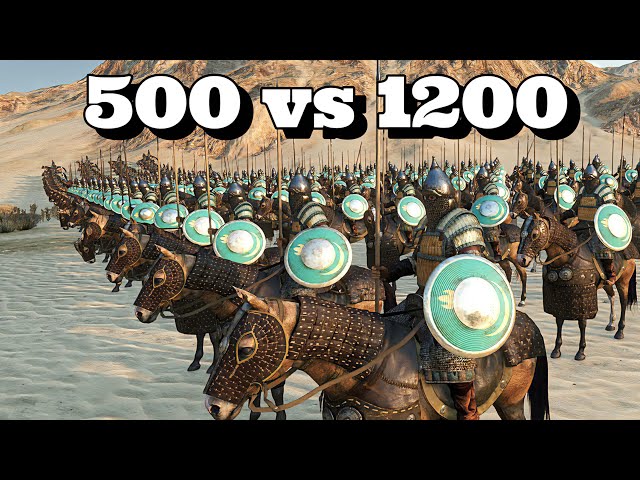 I Deleted 1200 Aserai with My 500 Army | Mount & Blade Bannerlord 2 