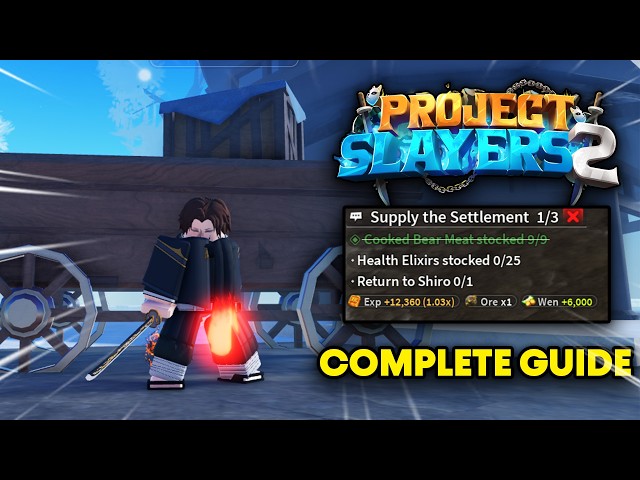 How To Complete "Supply The Settlement" Quest | Slayers 2