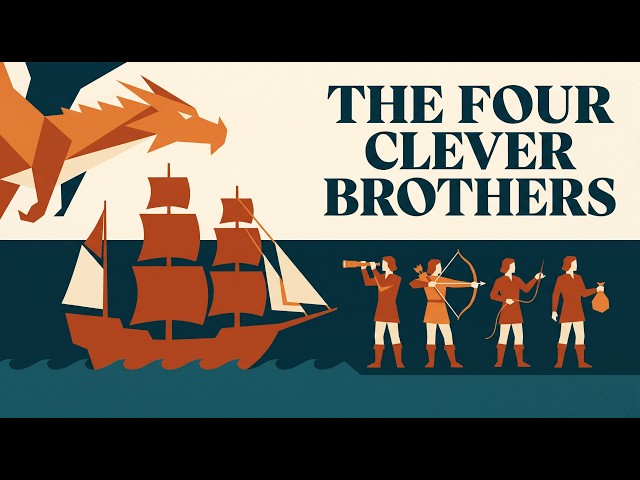 THE FOUR CLEVER BROTHERS Grimm's Fairy Tales // Learn English Through Story, Bedtime Listening