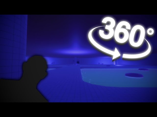 360º VR | EXPLORING THE BACKROOMS LEVEL 37.2 | The Dark Poolrooms (Found Footage)