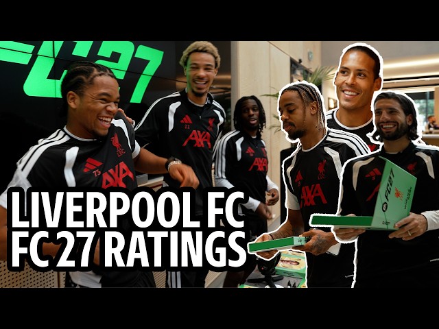 '90 PACE!?' 🫨 | Ekitike, Ngumoha & Frimpong Reveal FC 27 Ratings To Liverpool FC Squad