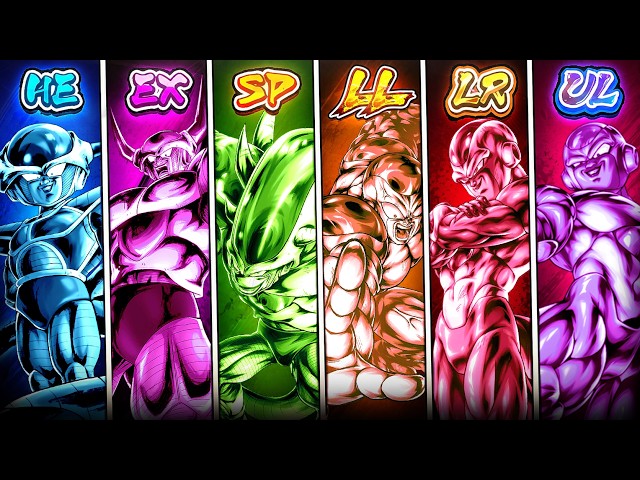 Using EVERY Rarity of Frieza in Dragon Ball Legends….(this was horrible)