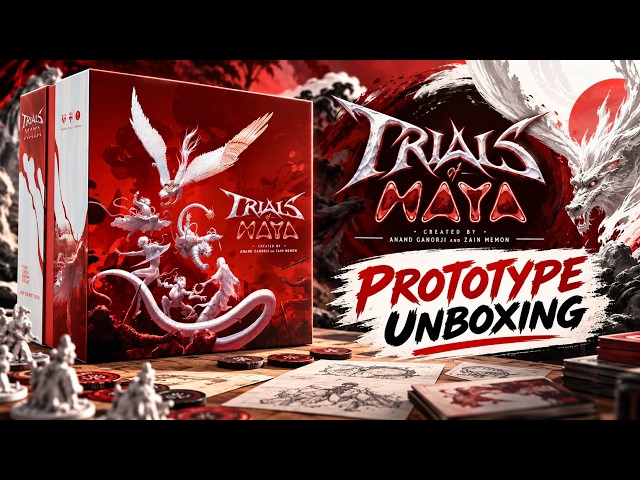 Trials of Maya Unboxing | Gamefound Preview