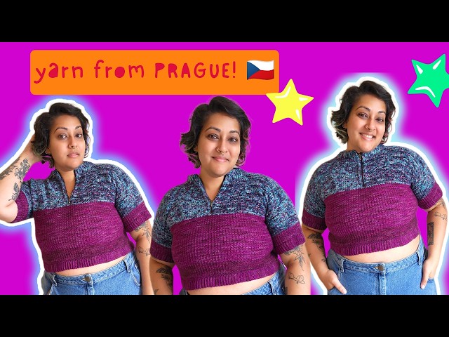 Recreating my most popular crochet pattern with yarn from Prague! 🇨🇿🧶