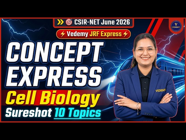 CSIR-NET June 2026 | Concept Express – Cell Biology | Part - 1 | Dr. Ravina Rai |