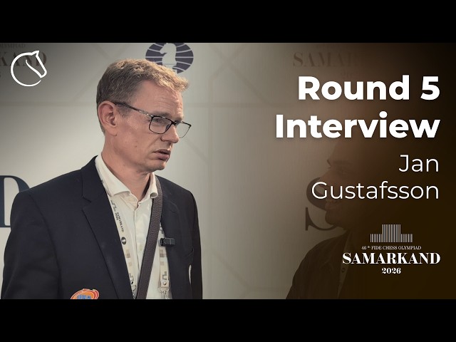 Germany Captain Jan Gustafsson's Reaction to Beating USA | Olympiad 2026 | Round 5