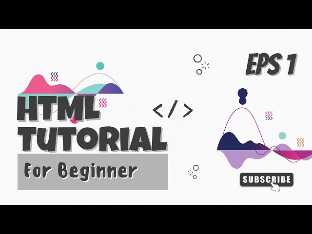 HTML Tutorial for beginners (Ep.1)
