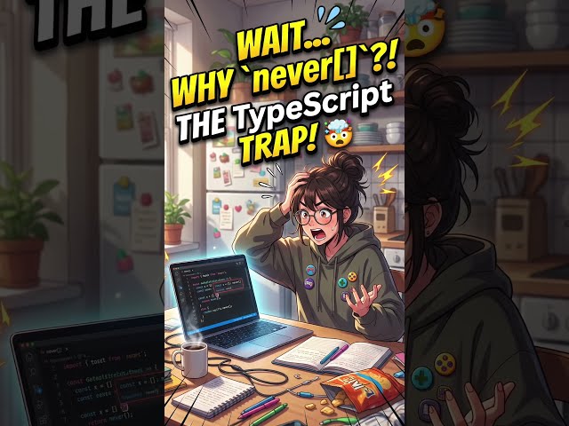 Moving from JavaScript to TypeScript? Avoid the never array Trap! 🛑⚡ #shorts