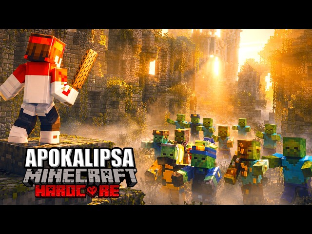 Symuluję PRAWDZIWą Apokalipsę Zombie w Minecraft Hardcore