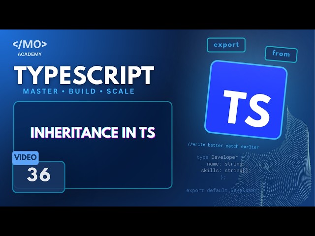 Inheritance in TypeScript 🚀 | extends & super Explained with Examples (2026)