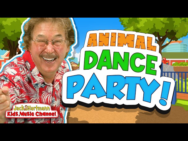 Animal Dance Party! | Fun Animal Dance Song! | Jack Hartmann