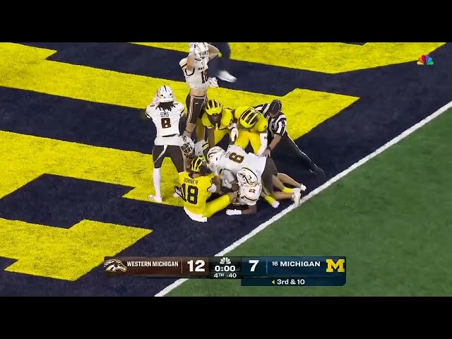 Bryce Underwood Connects on a HAIL MARY FOR THE WIN vs. Western Michigan | Michigan Football