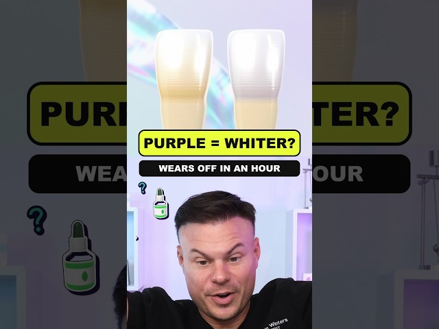 Purple whitening serums just trick your brain
