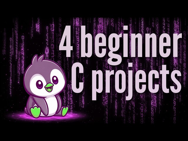 4 different Beginner C projects