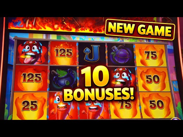 NEW Hot Stuff Link Pokie… BONUS After BONUS! 🔥 (10 Features!)