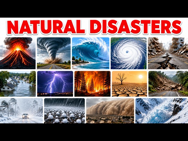 Natural Disasters for kids 🌪️0816 | 20 Extreme Weather Around the World | Educational Learning Video