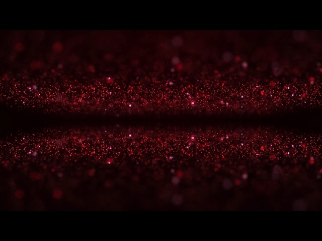 4K Red Glitter Particles Looped Background [Royalty-Free / No copyright / Stock Video]