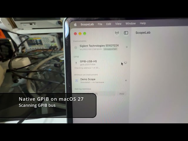 1990s GPIB Oscilloscope on a Modern Mac — No NI-VISA Needed