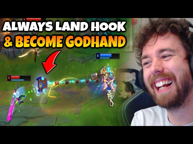 How to never miss hook when on Blitzcrank and become Godhand