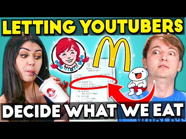 Generations React To Letting YouTubers Decide What I Eat For 24 Hours