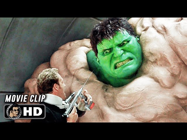 HULK Clip - "Hulk Escapes Military Base" (2003)