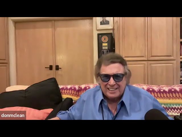 DON MCLEAN American Pie singer songwriter in conversation