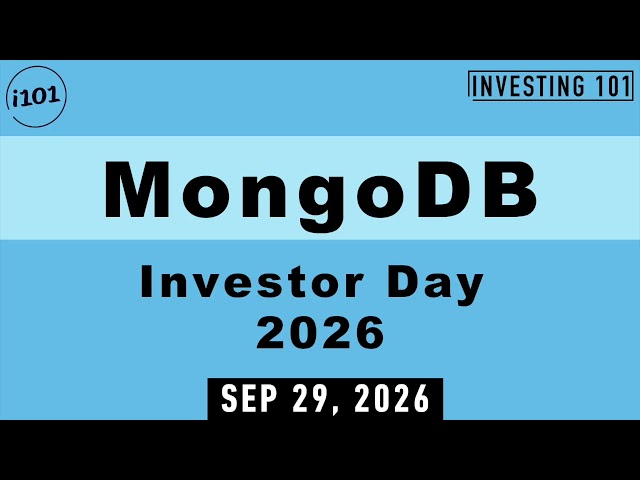 MongoDB Investor Day 2026 | Enterprise Atlas Cloud Database & AI Application Workloads |Sep 29, 2026