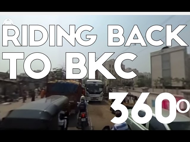 Riding in a Rickshaw in Mumbai, India