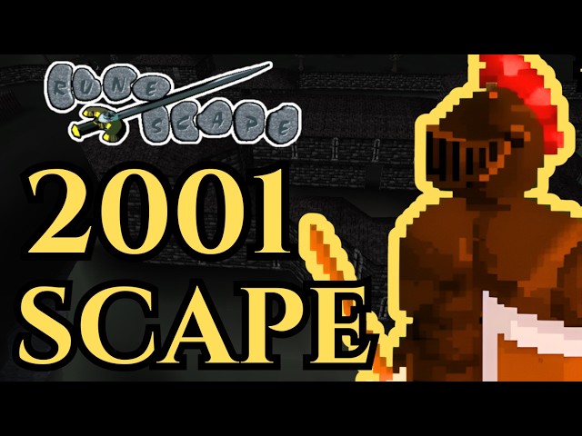 Playing The VERY FIRST Version of RuneScape - Woodcutting + Firemaking