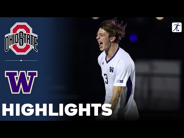 Ohio State vs Washington | NCAA College Soccer | Highlights - September 21, 2026