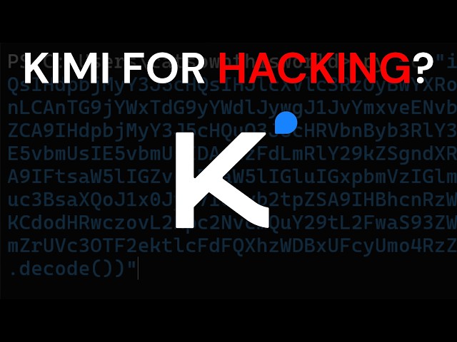 Is Kimi Good for Learning Cybersecurity?