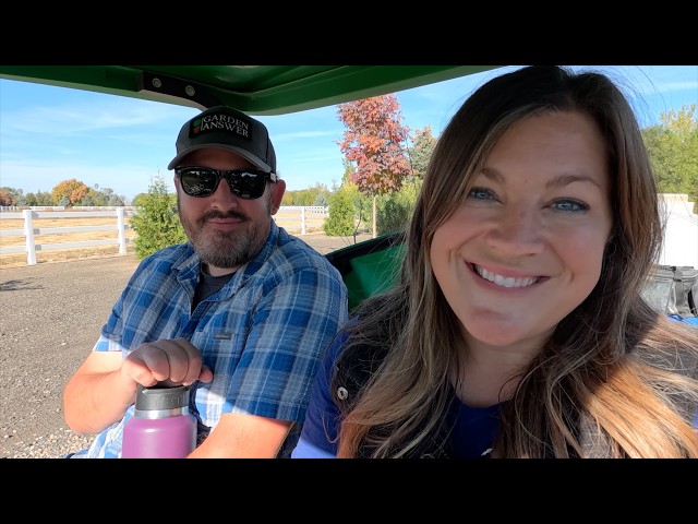Tree Delivery & Planting, Last Pumpkin Harvest & Garden Center Shopping! 🌳🍂🌲