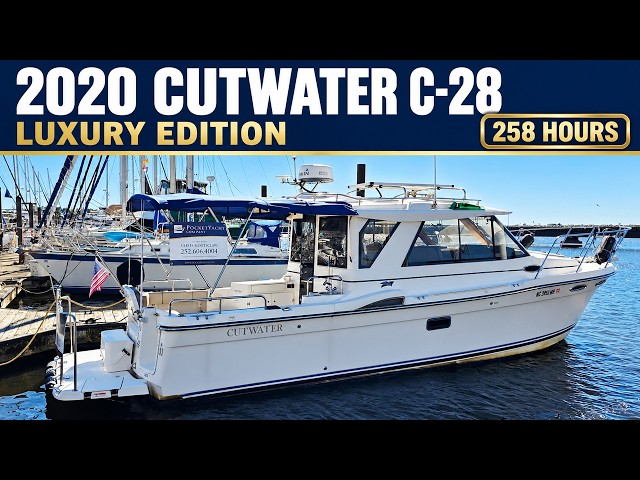 2020 Cutwater C-28 Luxury Edition for Sale | 258 Hours | New Bern, NC | PocketYacht.com