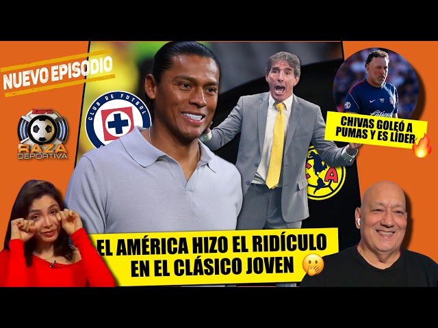 CRUZ AZUL RIDICULIZÓ al AMÉRICA de ALMADA. LO HUMILLÓ en CLÁSICO JOVEN de LIGA MX | Raza Deportiva